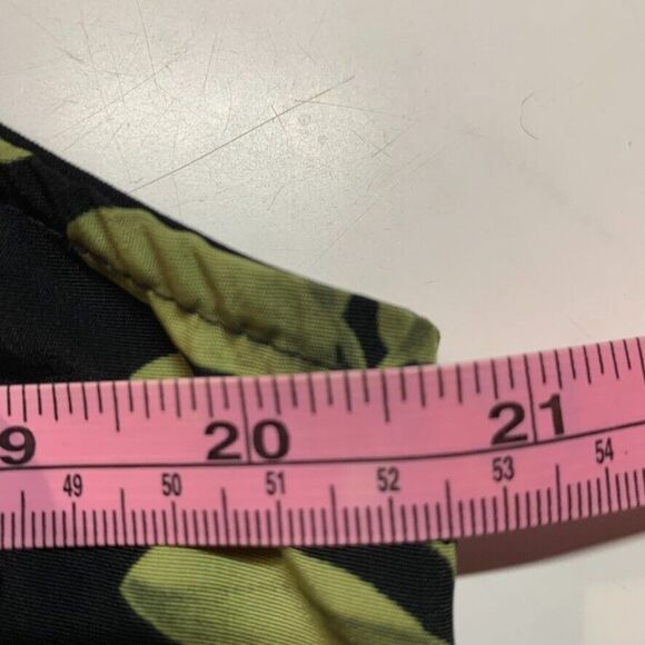 Sag Harbor Petite Dress Women 12P Black Pink Floral Faux Wrap sleeveless - Picture 9 of 9